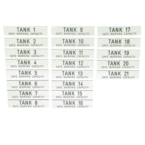 Image result for Tank Min Max Labels