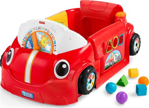 Fisher-Price Laugh & Learn Crawl Around Car, red interactive play ...