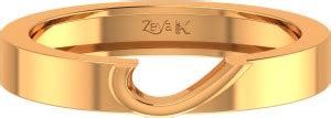 Zeya You Fit Me Band Ring for Him Couple Band 18kt Yellow Gold ring ...