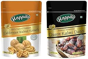 Happilo Premium 100% Natural Californian Walnut Kernels,Dried,200g ...