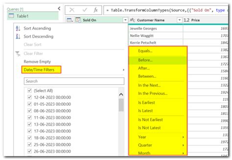 Image result for Excel Power Query Filter