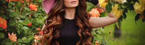 Download wallpaper girl, flowers, nature, roses, hat, gloves, brown ...