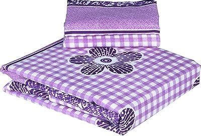 RajasthaniKart® Pure 100% Cotton Double Bed Sheet with 2 Pillow Covers ...