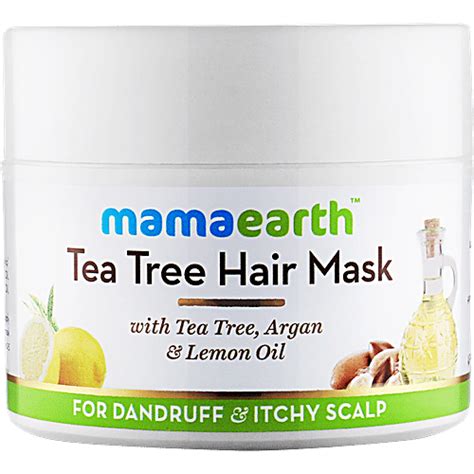 Buy Mamaearth Hair Mask With Tea Tree & Lemon Oil - Dandruff Control ...
