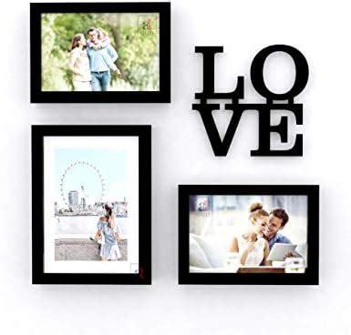 Art Street Valentine Theme Set of 3 Wall Photo Frame Love MDF Plaque ...