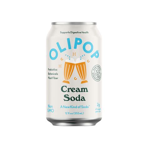 OLIPOP Prebiotic Soda, Cream Soda, 12 fl oz, Refrigerated - Walmart ...