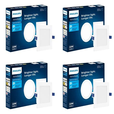 PHILIPS Astra Sleek 22-watt Square LED Downlighter | LED Ceiling Light ...