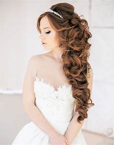 Curly Half Up Wedding Hairstyles by Curly Half Up Half Wedding Hairstyle Curly Half Up Wedding Hairstyles