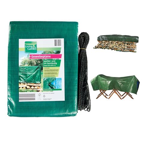 Plandeka wodoodporna Living & Garden plandeka ogrodowa 1,5 x 6m ...