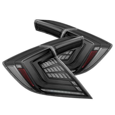 16-21 Honda Civic Hatchback NOVA-Series Prismatic LED Tail Lights Alpha ...