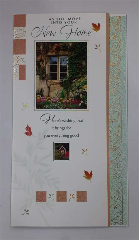 Onlinesalescantt New Home Inauguration Greeting Cards || with red Rose ...