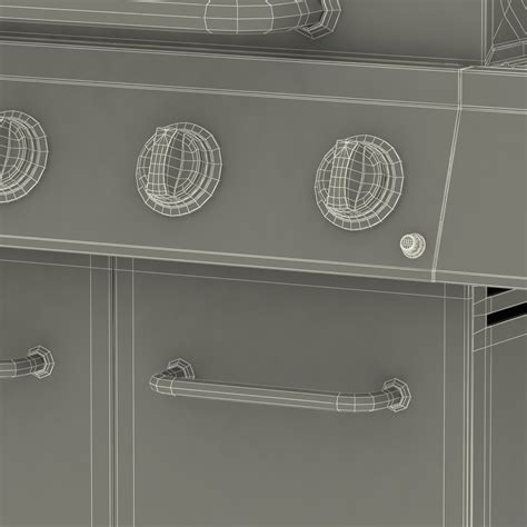 Gas Grill 3D model | 3D Molier International