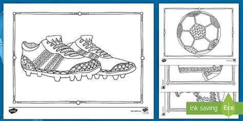 World Cup Soccer Mindfulness Coloring Sheets (teacher made)