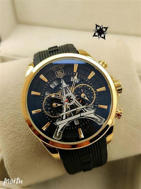 Tag Heuer Carrera Caliber Eiffel Tower Edition TAG-IT-77 Black Color A ...