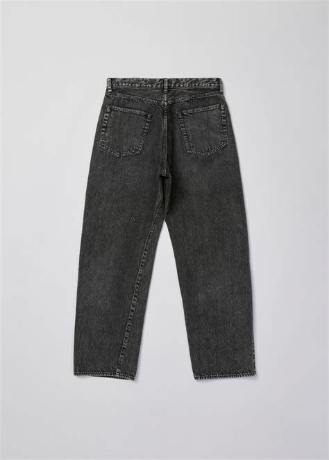 [ULTERIOR]VINTAGE WASHED SELVEDGE BLACK DENIM 5P PANTS | ICONS