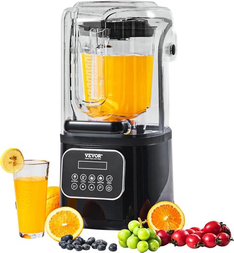 Amazon.com: VEVOR Professional Blender with Shield, Commercial ...