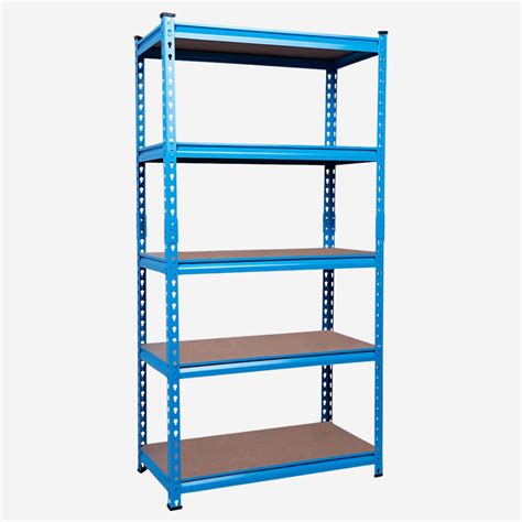 Metal Adjustable Shelf For Garage Storage Utility | Blue Color Rack ...