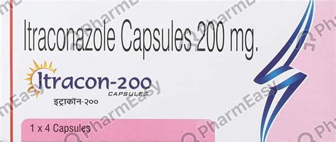 Itracon 200 MG Capsule (4): Uses, Side Effects, Price & Dosage | PharmEasy