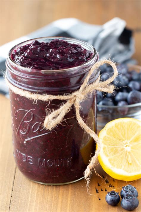 Blueberry Chia Jam - Hungry Hobby