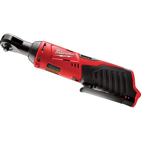 FREE SHIPPING — Milwaukee M12 Cordless Electric 1/4in. Ratchet Wrench — Tool Only, 12 Volt ...