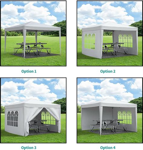 Buy NAIMP 10x10 ft Pop Up Canopy Tent Portable Folding Instant Canopy ...