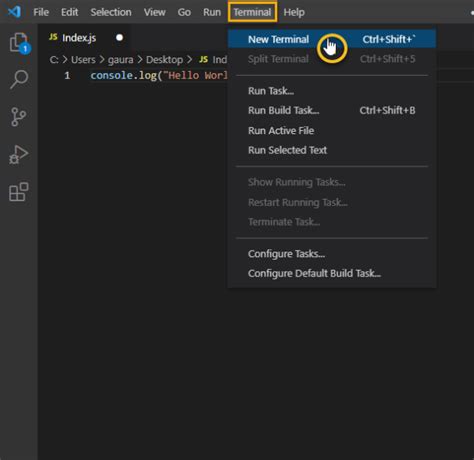 How to Open a JavaScript Directory in Visual Studio Code 的图像结果