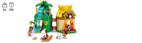LEGO ǀ Disney Moana’s Island Fun Buildable Model Toy and Building Kit ...