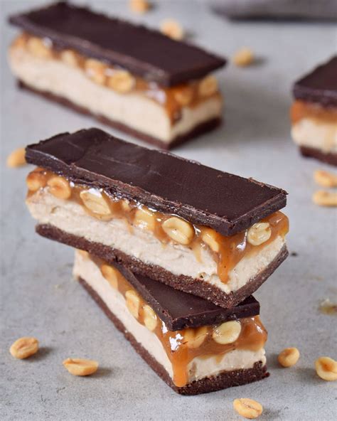 Vegan Snickers (Gluten-Free Candy Bars) - Elavegan