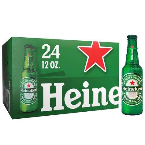 Cerveza Lager Original Heineken - Pack 24, 5% ABV Colombia | Ubuy