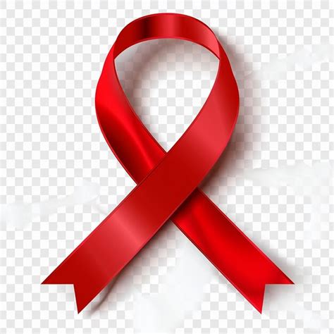 Red ribbon on transparent background | Premium AI-generated image