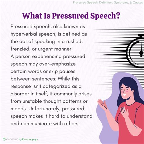 What Is Pressured Speech? | ChoosingTherapy.com