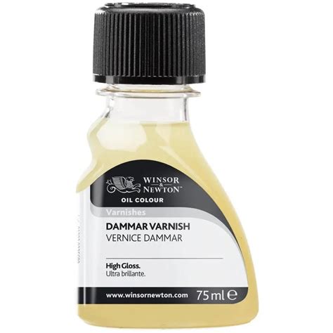 Winsor and Newton Dammar Varnish Bottle -75 ML Glossy finish – Artstation