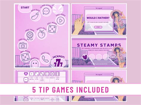 Onlyfans Tip Game Bundle Printable Anime Adult Game for Adult Creators ...