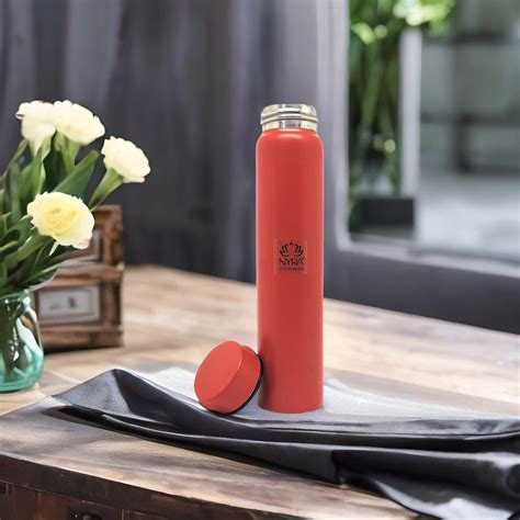 Stainless Steel Single Wall Pocket Bottle 450 ML Sleek Design, Easy to ...