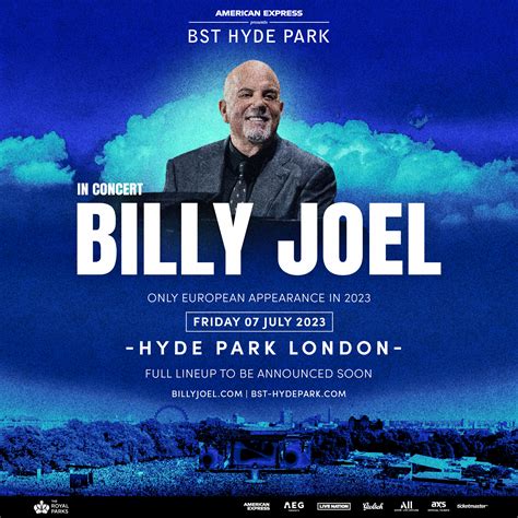 Billy Joel to perform at BST Hyde Park in 2023