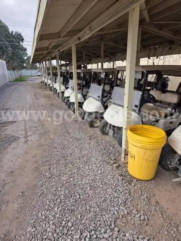 Qty 48 - 2018 RXV EZ-GO ELECTRIC GOLF CARTS (INOPERABLE) | GovDeals
