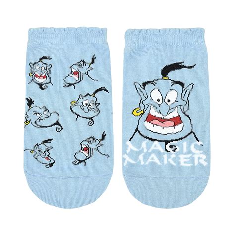 BALENZIA X Disney Aladdin Genie Socks | Lowcut Ankle Socks for Women ...