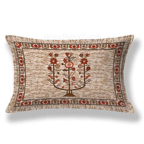 Marking Celebration Brown Single Bed Size Cotton Bedsheet – JaipurFabric®