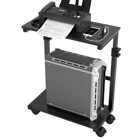 HUASUN Computer Rack, Elevating Type, L-Shaped Desk, Standard PC Rack ...