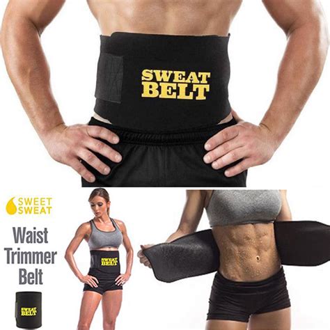 Women Sweat Body Suit Sweat Belt Shapers Premium Waist Trimmer Belt ...