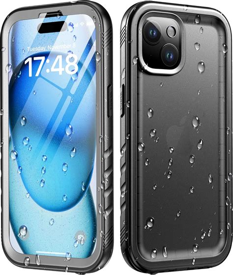 Amazon.com: Cozycase for iPhone 15 Case Waterproof - 360 Heavy Duty ...