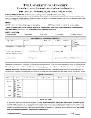 Fillable Online UNITEDHEALTHCARE STUDENT INJURY AND SICKNESS INSURANCE ...
