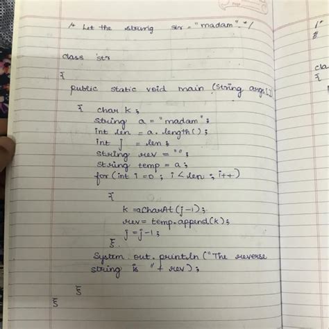 how to reverse a string without using array in Java? - Brainly.in