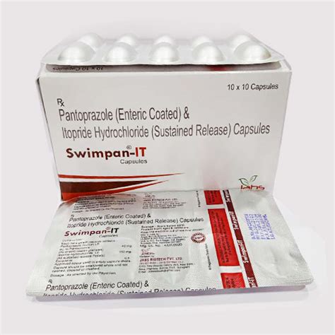 Pantoprazole Enteric Coated and Itopride Hydrochloride sr Capsules Jab