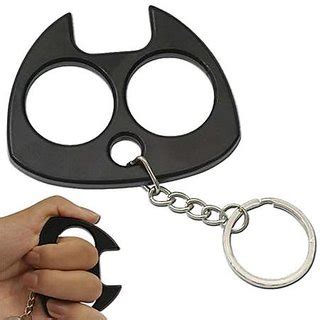 Buy Brass Cat Knuckle Duster Self Defense Keychain Best Safety Product ...