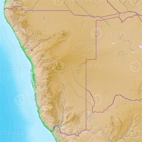 Namibia Geographical Map 的图像结果