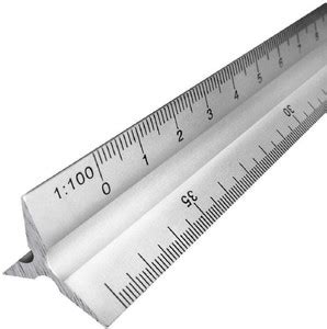 Flipkart.com | KRAFTMASTERS Triangle Scale Ruler, 30cm (12 Inch) Long ...