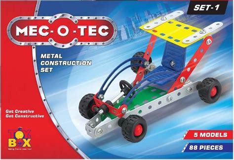 TOYZTREND Toysbox MEC - O - Tec Set 1 Metal Construction Toy, Building ...