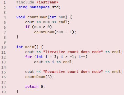 Image result for Recursion Code in C++
