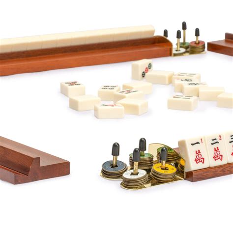 Buy Yellow Mountain Imports Wooden Mahjong Racks, 18 Inches - Set of 4 ...